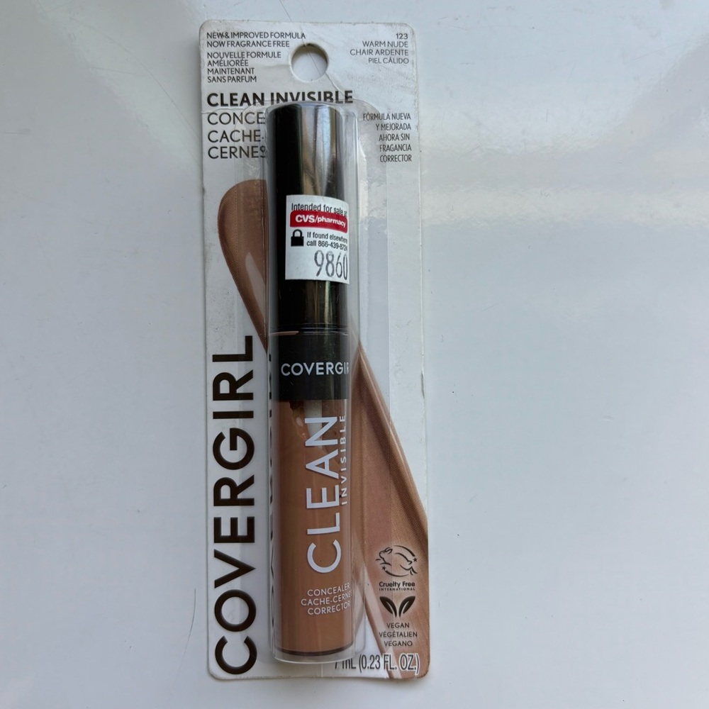 COVERGIRL Clean Invisible Concealer — 123 Warm Nude